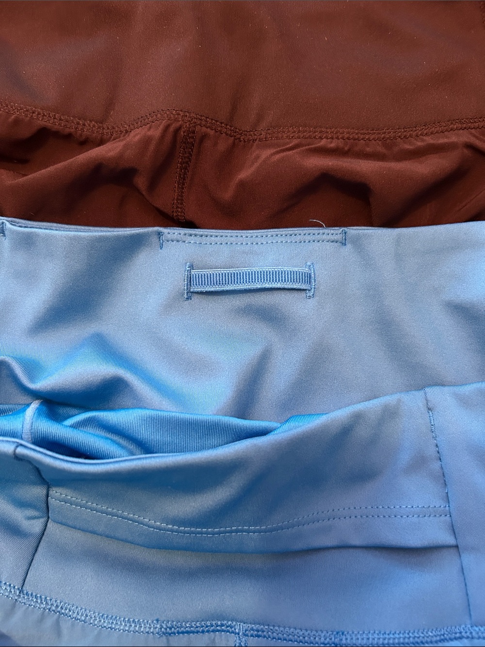 Brooks Women's Athletic Shorts - Blue, Black, Mauve - Picture 2 of 5